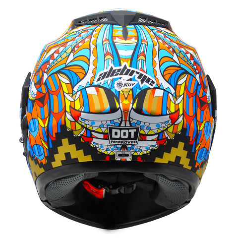 Casco Stealth Alebrije Azul vitezamoto Casco Stealth Alebrije Azul vitezamoto