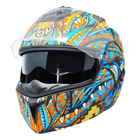 Casco Stealth Alebrije Azul – vitezamoto
